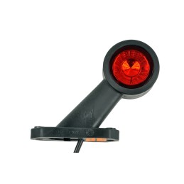 Rubber LED marker lamp, white and red, LD 725 l
