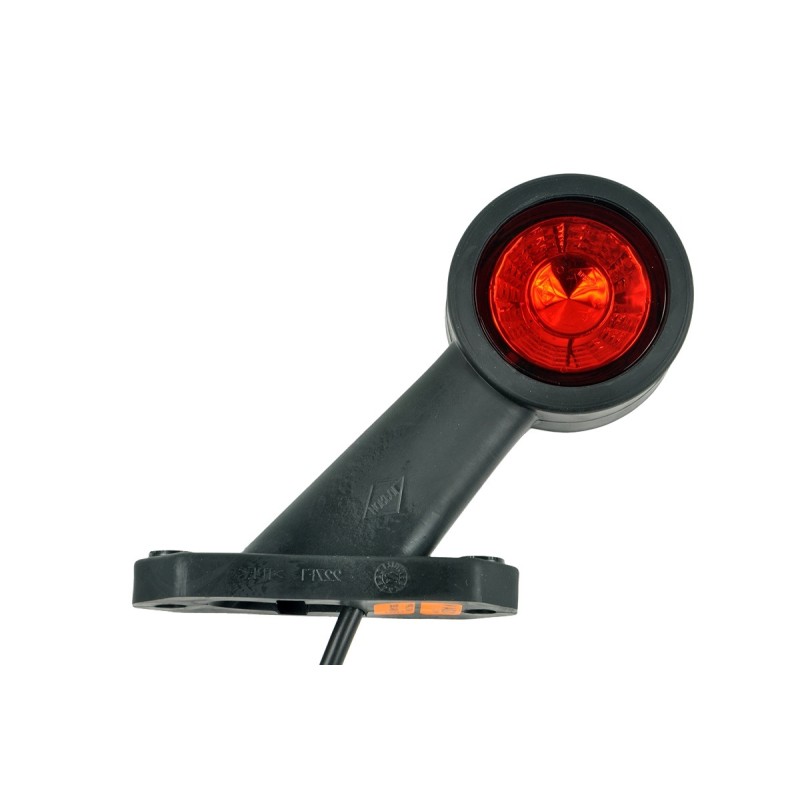 Rubber LED marker lamp, white and red, LD 725 l