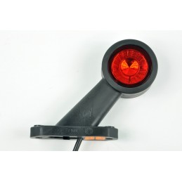 Rubber LED marker lamp, white and red, LD 725 l