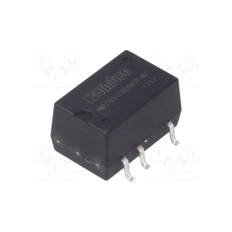 1 pcs x AIMTEC - AM1/4LS-1205SH30-NZ - Converter: DC/DC, 0.25W, Uin: 10.8÷13.2V, Uout: 5VDC, Iout: 50mA, SMD