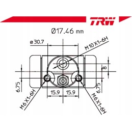 Brake cylinder mercedes w168 98 04 le pr trw