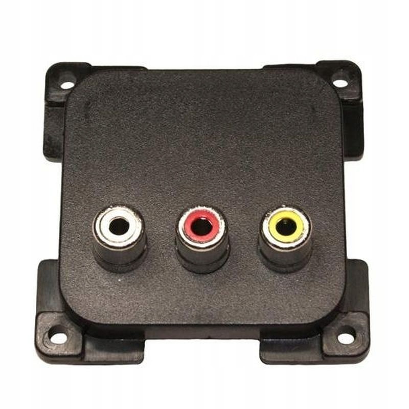 C line audio video socket, brown, in the power supply