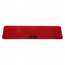 Red reflector 50x200mm, self-adhesive