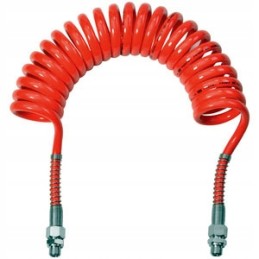 Red spiral air cable m16x1 5