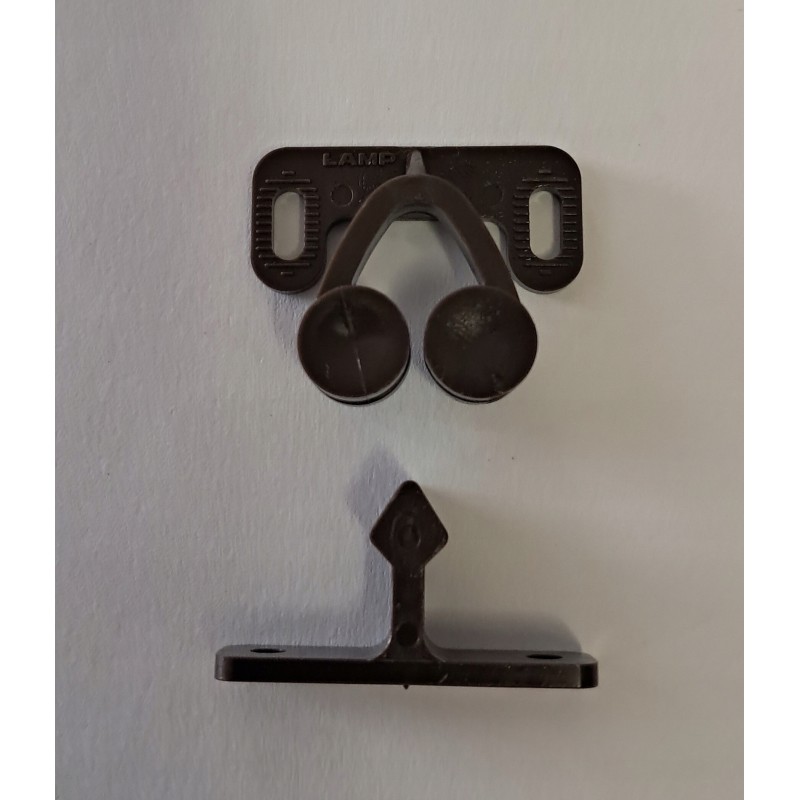 Brown trailer furniture door lock