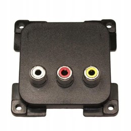 Haba brown audio video socket for a camper