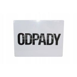 Information board adr waste 30x40 large pocket