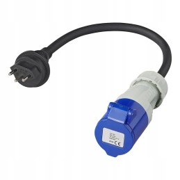 Adapter CEE socket plug Switzerland 230v cable