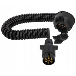 Spiral extension cable for trailer 7 pin, 4 m