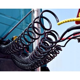 Spiral extension cable for trailer 7 pin, 4 m