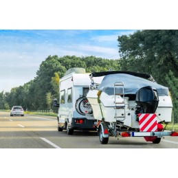 Spiral extension cable for trailer 7 pin, 4 m