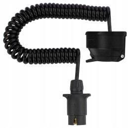 Spiral extension cable for trailer 7 pin, 3 m