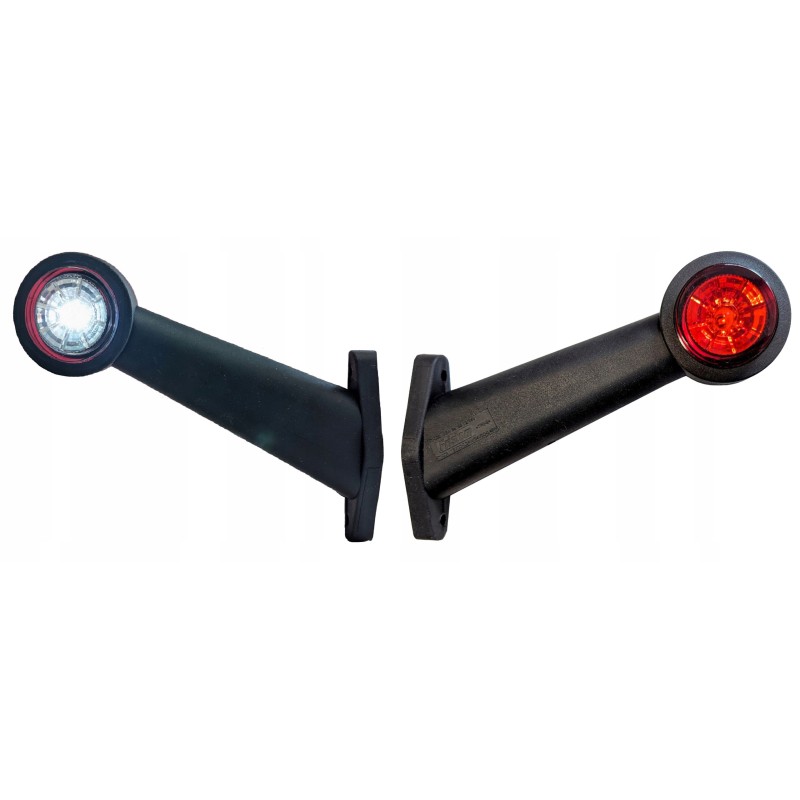 LED corner marker lamp LP set, diagonal marker, long semi-trailer tow truck