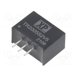 1 pcs x XP POWER - TR2005S2V5 - Converter: DC/DC, Uin: 3.8÷5.5V, Uout: 2.5VDC, Iout: 2A, SIP3, 1.2MHz