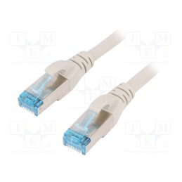 1 pcs x DIGITUS - DK-1522-005 - Patch cord, F/UTP, 5e, stranded, CCA, PVC, grey, 0.5m, 26AWG