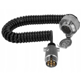 Spiral extension cable for trailer 7 pin, 3 m