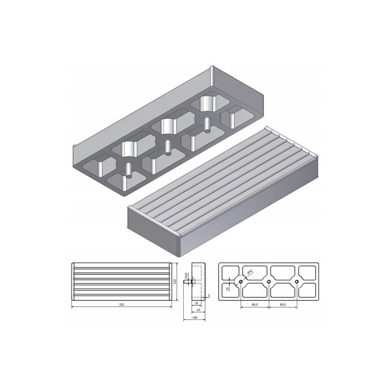 Support cushion closed on both sides RG37
