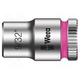 1 pcs x WERA - 5003517001 - Socket, 6-angles,socket spanner, HEX 9/32', 1/4', 23mm