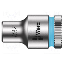 1 pcs x WERA - 5003515001 - Socket, 6-angles,socket spanner, HEX 7/32', 1/4', 23mm