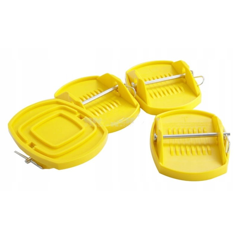 Base plate for trailer legs, 4 pieces of pads