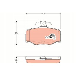 Brake pads nissan primera 90 02 rear