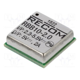 1 pcs x RECOM - RBB10-2.0-CT - Converter: DC/DC, 10W, Uin: 2.3÷5.5V, Uout: 1÷5.5VDC, Iout: 2÷4A