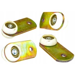 Roller for roofs, single trailer tarpaulin slider