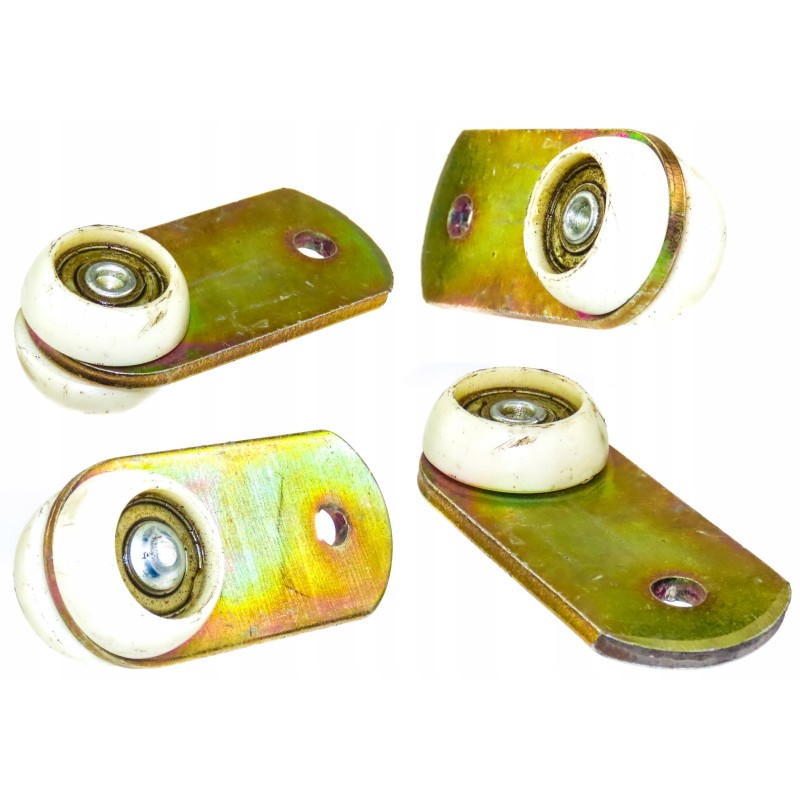 Roller for roofs, single trailer tarpaulin slider