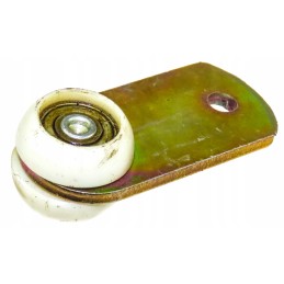 Roller for roofs, single trailer tarpaulin slider