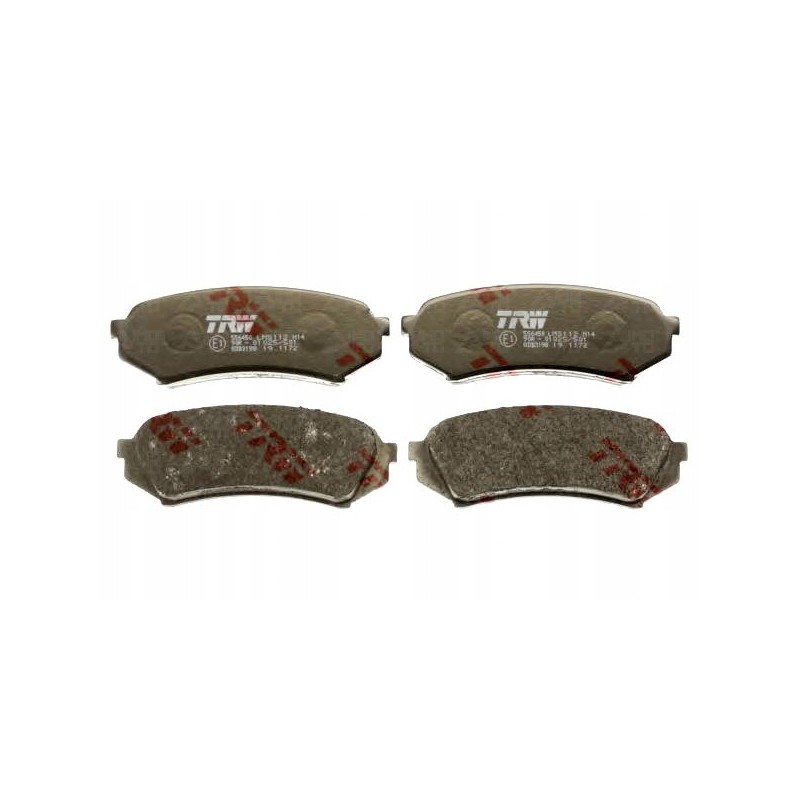 Brake pads toyota rear land cruiser 98 4 2td