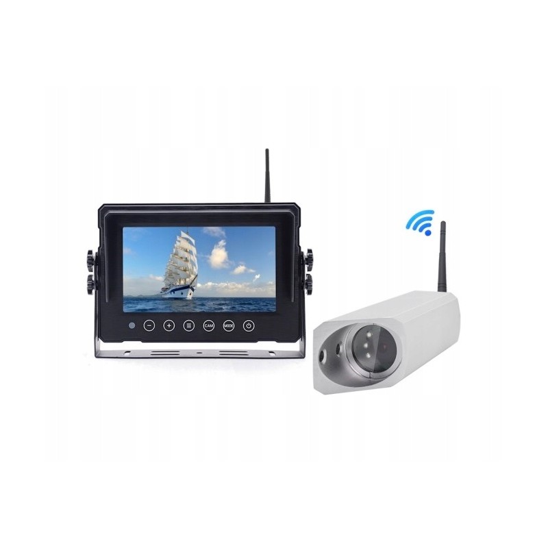 Wireless magnetic camera monitor set 7