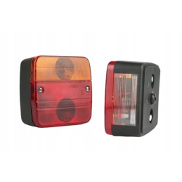 Set of lamps, trailer rear lights, bulb set