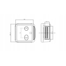 Set of lamps, trailer rear lights, bulb set