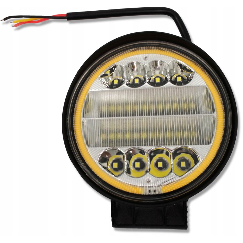 Round LED work lamp reflector 12 24v 114w