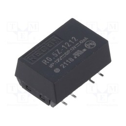 1 pcs x RECOM - R0.5Z-1212 - Converter: DC/DC, 0.5W, Uin: 11.4÷12.6V, Uout: 12VDC, Iout: 42mA, SMD