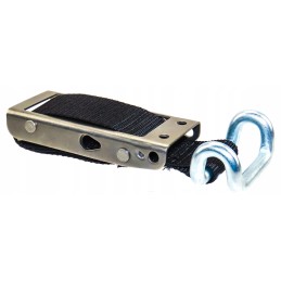 Straight buckle, galvanized belt with tension wire, set