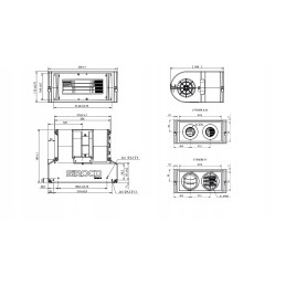 Electric heater tenere ii 12v 80v 2000w