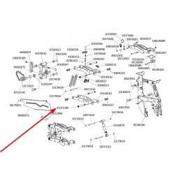 41071390 suspension roller of the sowing section