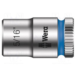 1 pcs x WERA - 5003518001 - Socket, 6-angles,socket spanner, HEX 5/16', 1/4', 23mm