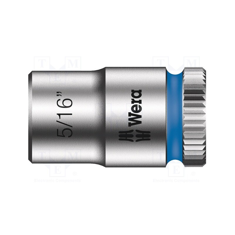 1 pcs x WERA - 5003518001 - Socket, 6-angles,socket spanner, HEX 5/16', 1/4', 23mm