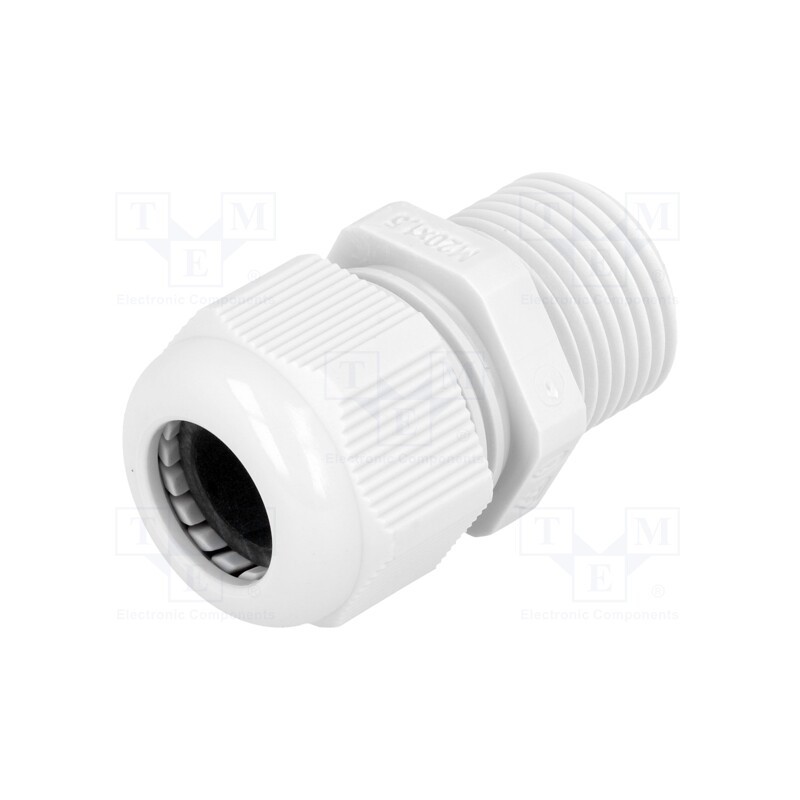 1 pcs x FIBOX - 7016535 - Cable gland, with long thread, M20, 1.5, IP68, polyamide, grey