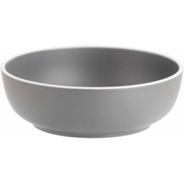 Camping bowl made of melamine dolomite dark gray oe1