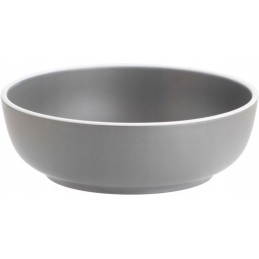 Camping bowl made of melamine dolomite dark gray oe1