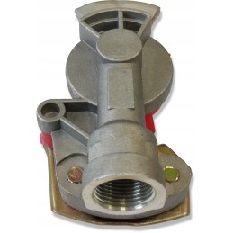 Red M22 hard pneumatic connector without valve