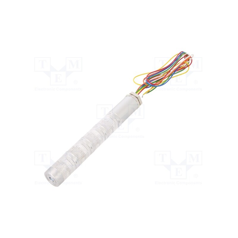 1 pcs x PATLITE - MES-402A-RYGB - Signaller: signalling column, LED, red/amber/green/blue, 24VDC