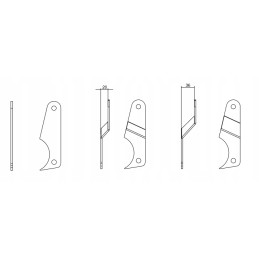 Knott axle shock absorber brackets 0 handle set