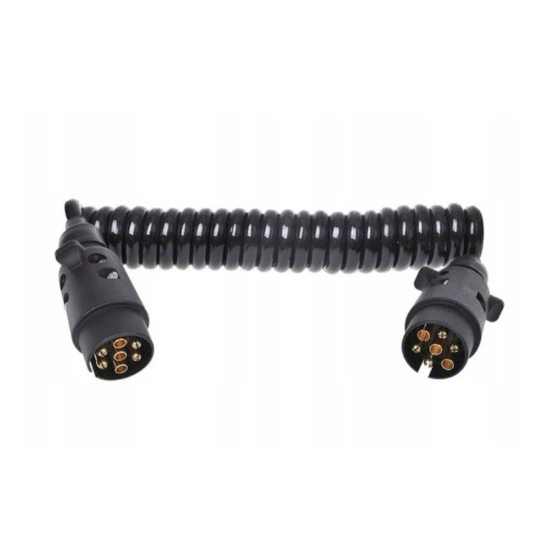 Spiral extension cable 12v 3m 7 pin kamar