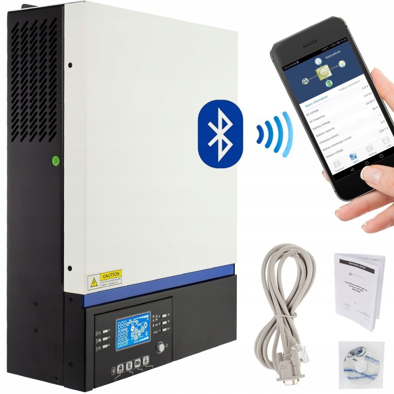 Off grid hybrid solar inverter MPPT 3kw 24v