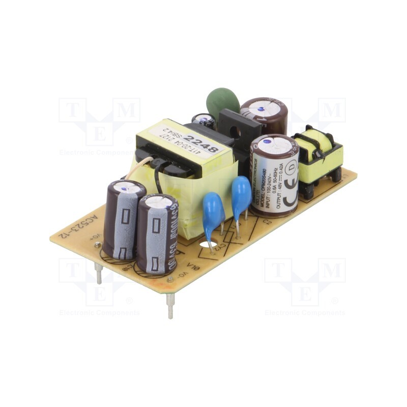 1 pcs x CINCON - CFM20S480 - Converter: AC/DC, 20W, 90÷264VAC, Usup: 120÷370VDC, Uout: 48VDC