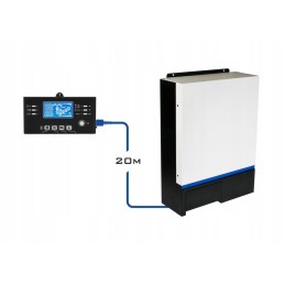 Hybrid off grid MPPT solar inverter 6kw 24v